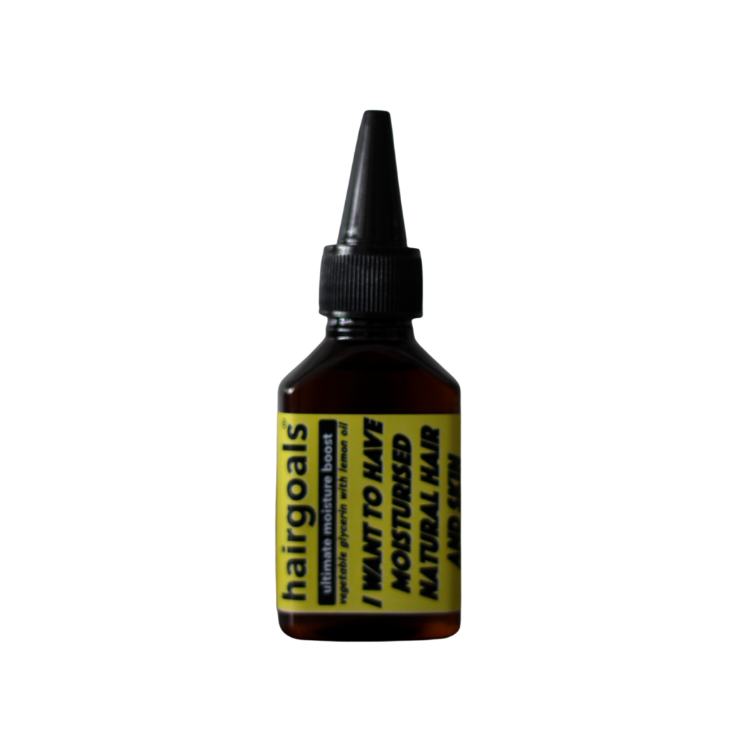 hairgoals mini lemon ultimate moisture boost vegan glycerin, 30ml
