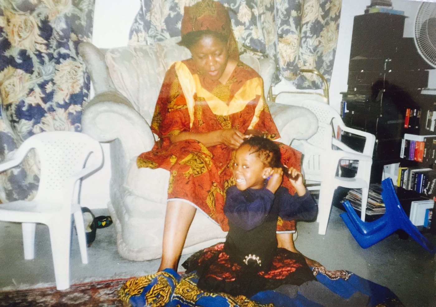 Adaku as a child — where the hairgoals story began